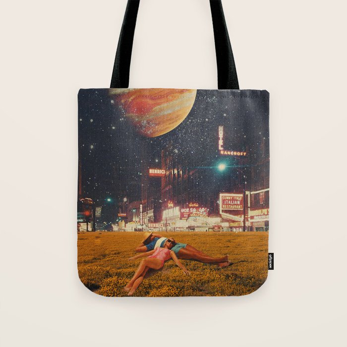 a postcard from year 2349 Tote Bag Gallery Image 1