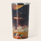 a postcard from year 2349 Travel Mug Gallery Image 1