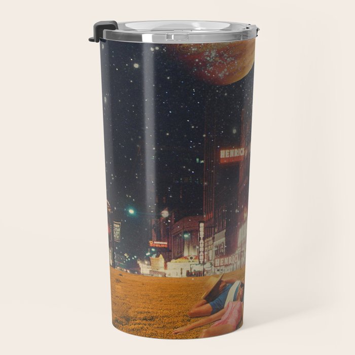 a postcard from year 2349 Travel Mug Gallery Image 3
