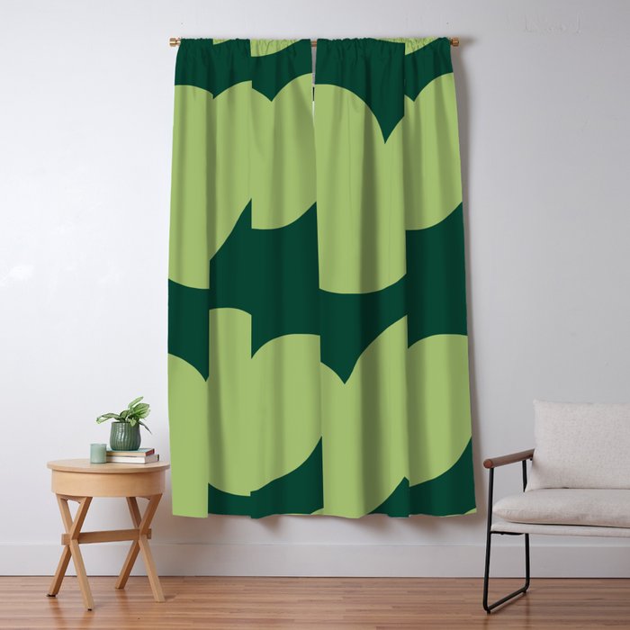 goofy green Window Curtain Gallery Image 5