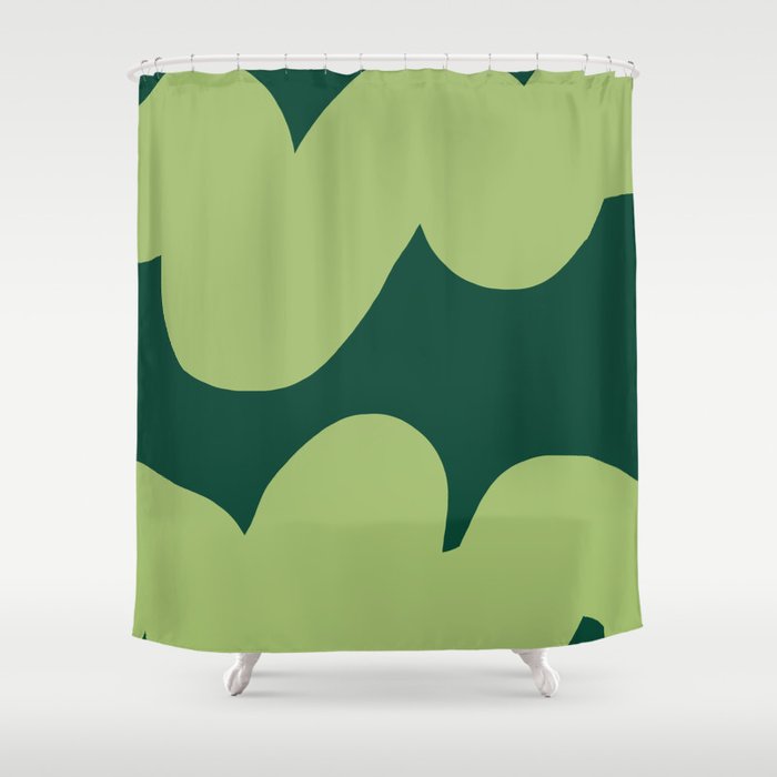 goofy green Shower Curtain Gallery Image 1