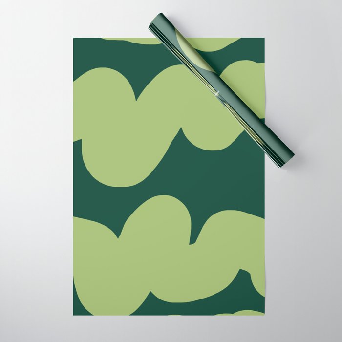 goofy green Wrapping Paper Gallery Image 1