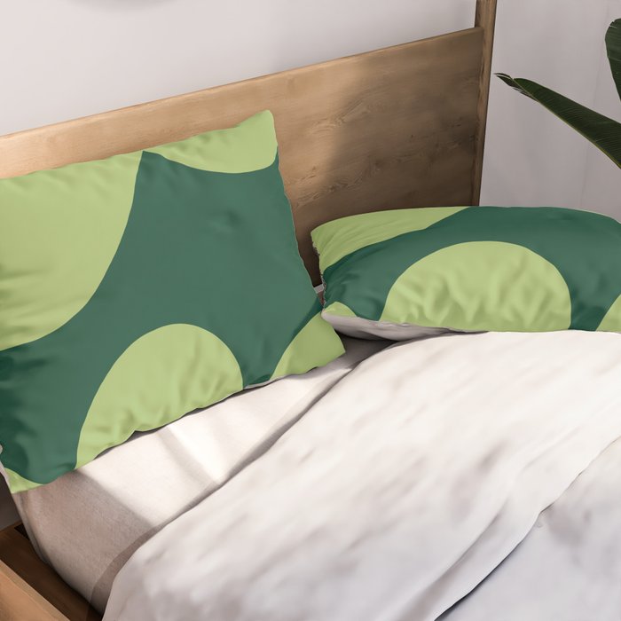 goofy green Pillow Sham Gallery Image 2