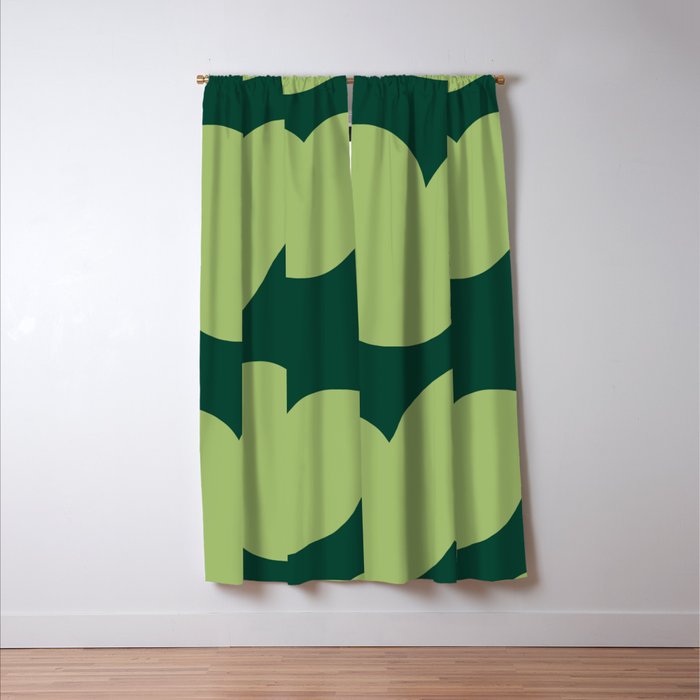 goofy green Window Curtain Gallery Image 3