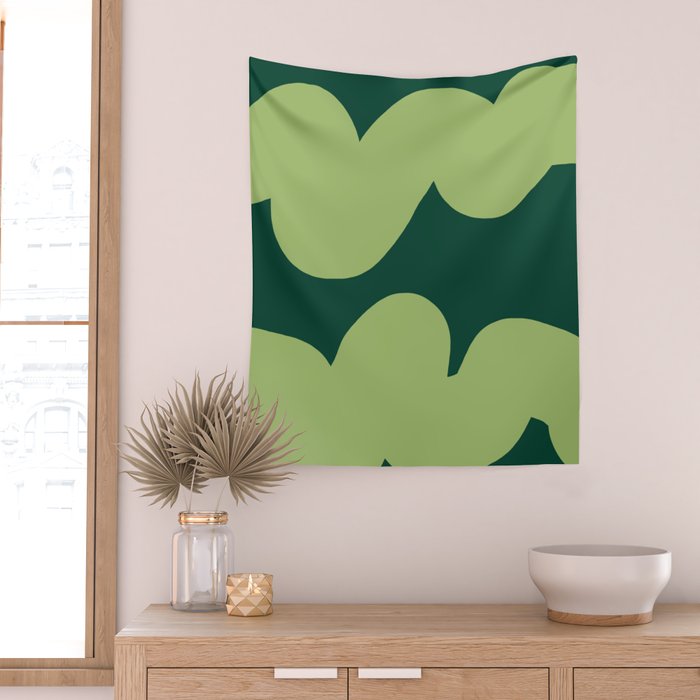 goofy green Wall Tapestry Gallery Image 2