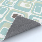 Retro Rectangles Mid Century Modern Geometric Vintage Style Rug Gallery Image 4