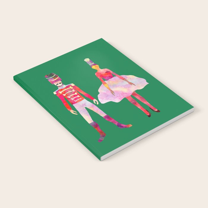 Nutcracker Ballet - Candy Cane Green Notebook Gallery Image 1