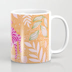 Tiger Moon in Tangerine Coffee Mug Gallery Image 1