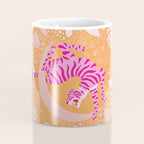 Tiger Moon in Tangerine Coffee Mug Gallery Image 4