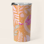 Tiger Moon in Tangerine Travel Mug Gallery Image 3