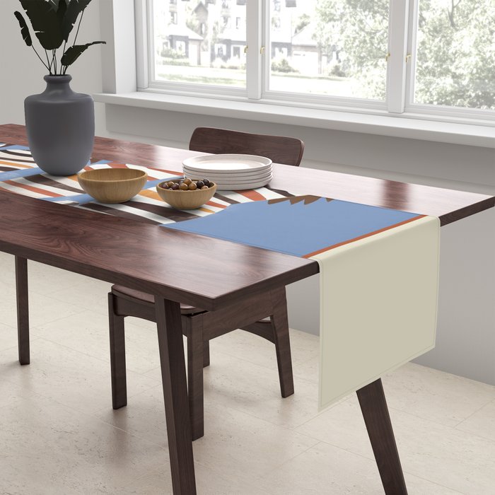 Striped Running Horses Table Runner Gallery Image 2