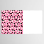Pink Ghosts, Mushrooms, Bats, and Flowers Pattern Tablecloth Gallery Image 2