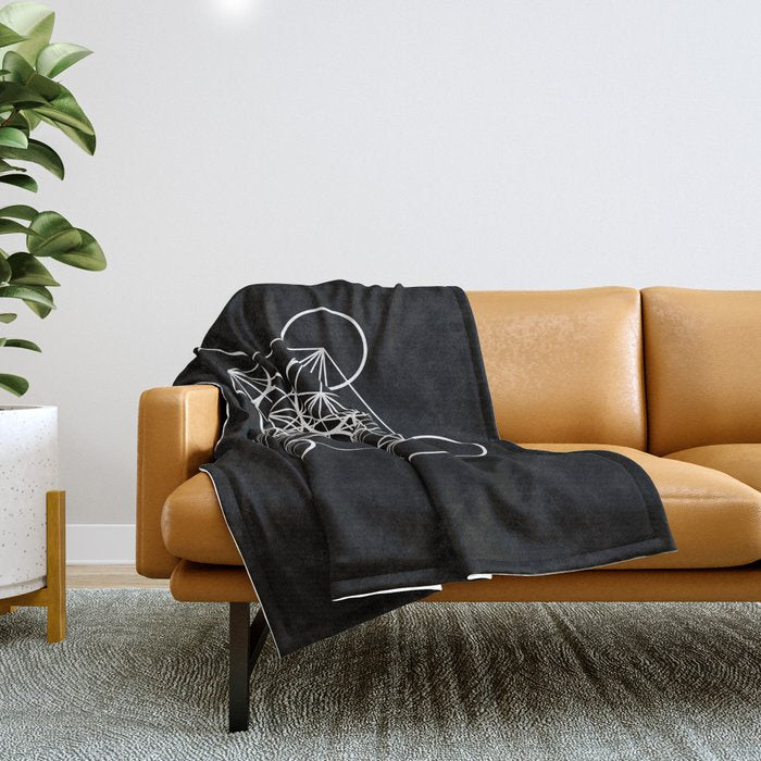Metatron's Cube II Throw Blanket Gallery Image 1