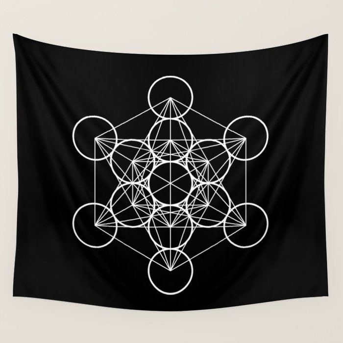 Metatron's Cube II Wall Tapestry Gallery Image 1