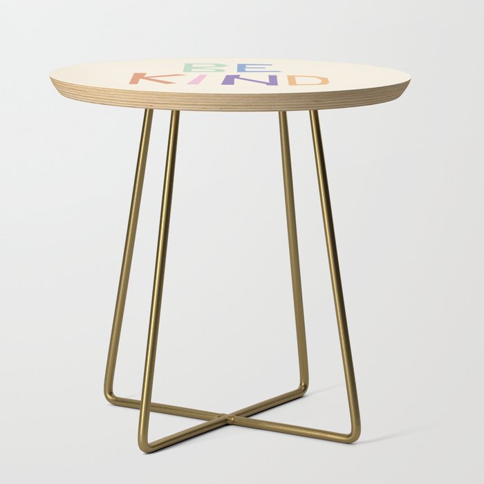 Be kind pastel colors Side Table Gallery Image 1