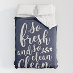 so fresh so clean clean (navy) Comforter Gallery Image 6