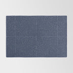Lines III (Navy) Rug Gallery Image 2