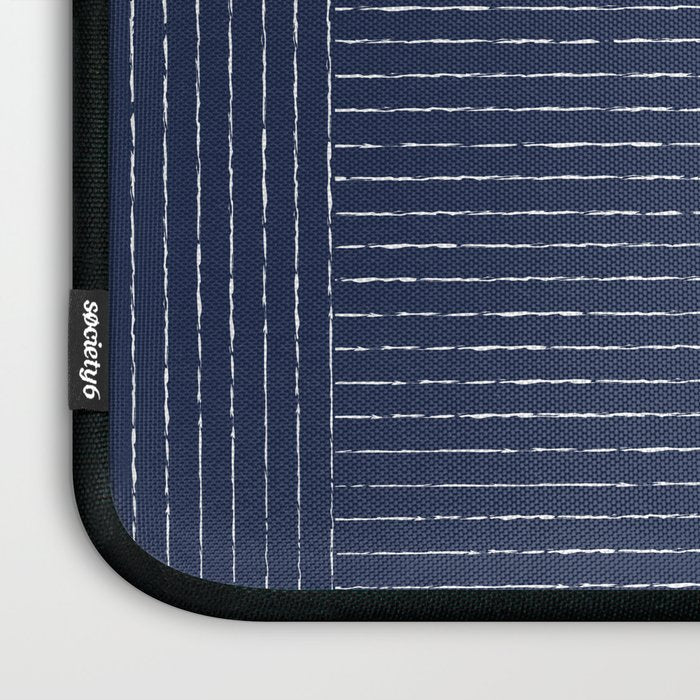 Lines III (Navy) Laptop Sleeve Gallery Image 3