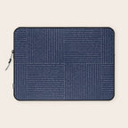 Lines III (Navy) Laptop Sleeve Gallery Image 1