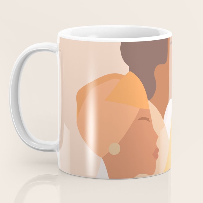 Girl Power - Strong womenâs Portrait 1. Neutral Coffee Mug Gallery Image 3