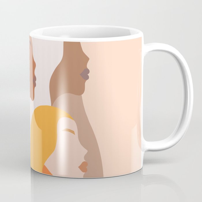 Girl Power - Strong womenâs Portrait 1. Neutral Coffee Mug Gallery Image 1
