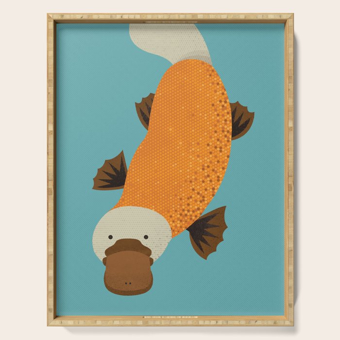 Whimsy Platypus Serving Tray Gallery Image 1