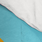 Retro Mid Century Beams | Bauhaus Geometric Pattern Comforter Gallery Image 4