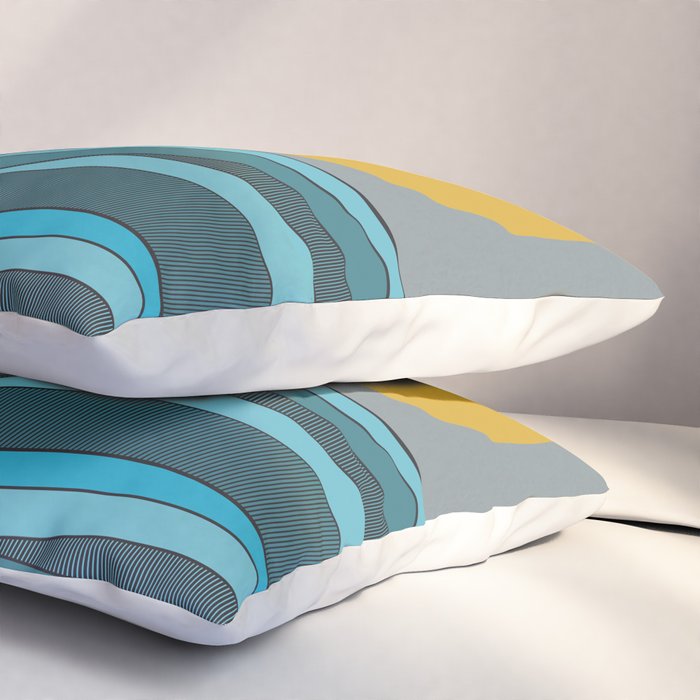 The ocean, waves and sun Pillow Sham Gallery Image 3