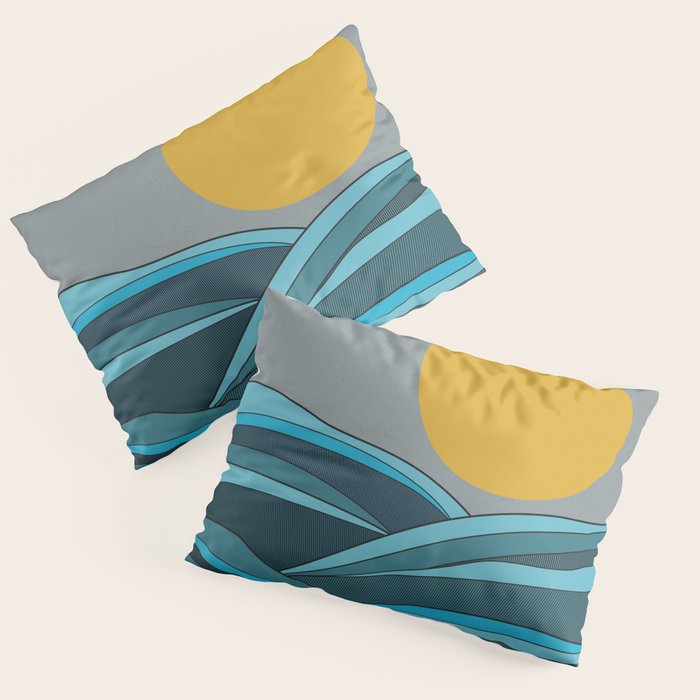 The ocean, waves and sun Pillow Sham Gallery Image 3