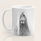 Chicken - Black & White Coffee Mug Gallery Image 3