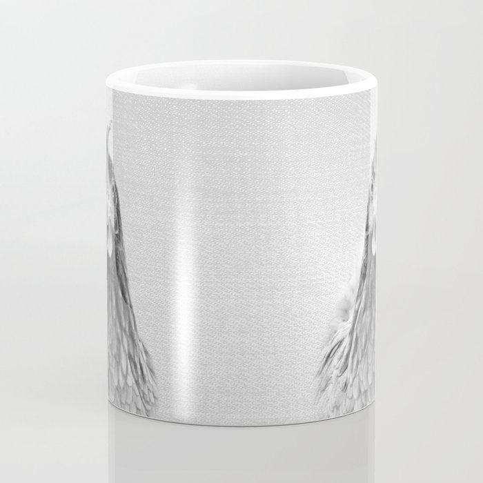 Chicken - Black & White Coffee Mug Gallery Image 4
