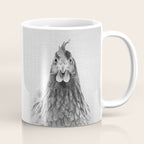 Chicken - Black & White Coffee Mug Gallery Image 1
