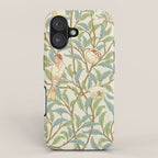 William Morris Enchanted Bird & Pomegranate Cream Pattern iPhone Case Gallery Image 1