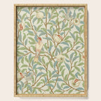 William Morris Enchanted Bird & Pomegranate Cream Pattern Serving Tray Gallery Image 1