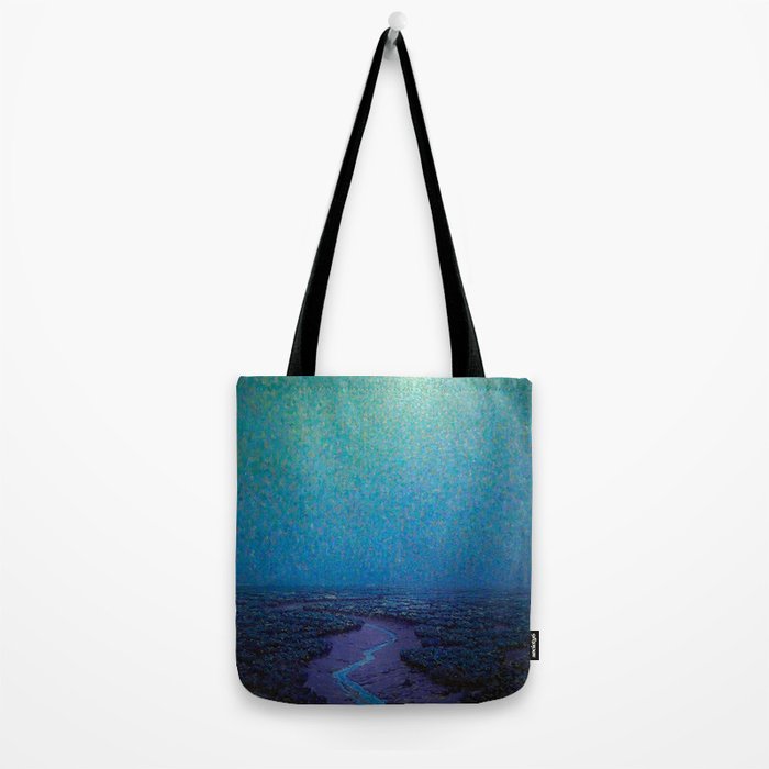 Granville Redmond Nocturnal Marsh Oil Painting American Art Tote Bag Gallery Image 2