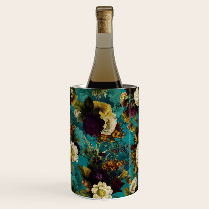 Before Midnight Blue Hour Vintage Fall Flowers Garden Wine Chiller Gallery Image 3