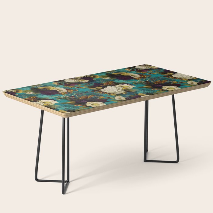 Before Midnight Blue Hour Vintage Fall Flowers Garden Coffee Table Gallery Image 1