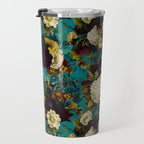 Before Midnight Blue Hour Vintage Fall Flowers Garden Travel Mug Gallery Image 3