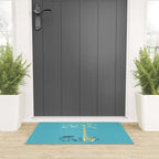 I'm like a bird (blue) Welcome Mat Gallery Image 3