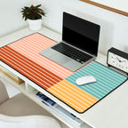 Color Block Line Abstract VI Desk Mat Gallery Image 2