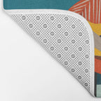 Melancholy Guitarist in Stripes Bath Mat Gallery Image 2