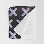 2010s era egirl x pattern Throw Blanket Gallery Image 3