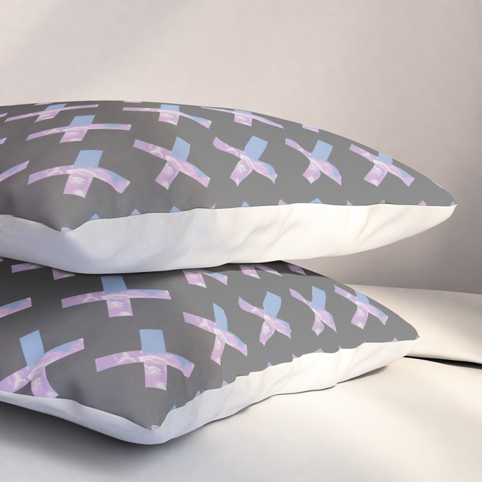 2010s era egirl x pattern Pillow Sham Gallery Image 3