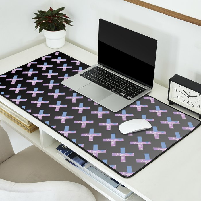 2010s era egirl x pattern Desk Mat Gallery Image 2