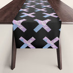 2010s era egirl x pattern Table Runner Gallery Image 1