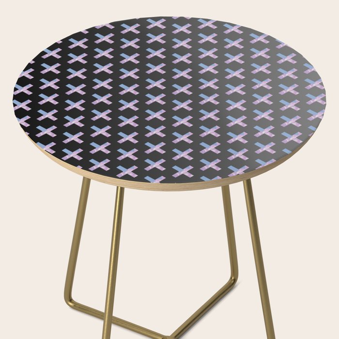 2010s era egirl x pattern Side Table Gallery Image 2
