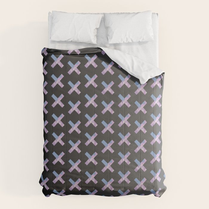2010s era egirl x pattern Comforter Gallery Image 1