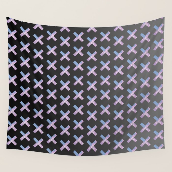 2010s era egirl x pattern Wall Tapestry Gallery Image 4