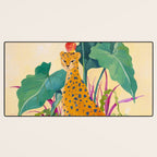 Cheetah and Apples Desk Mat Gallery Image 3