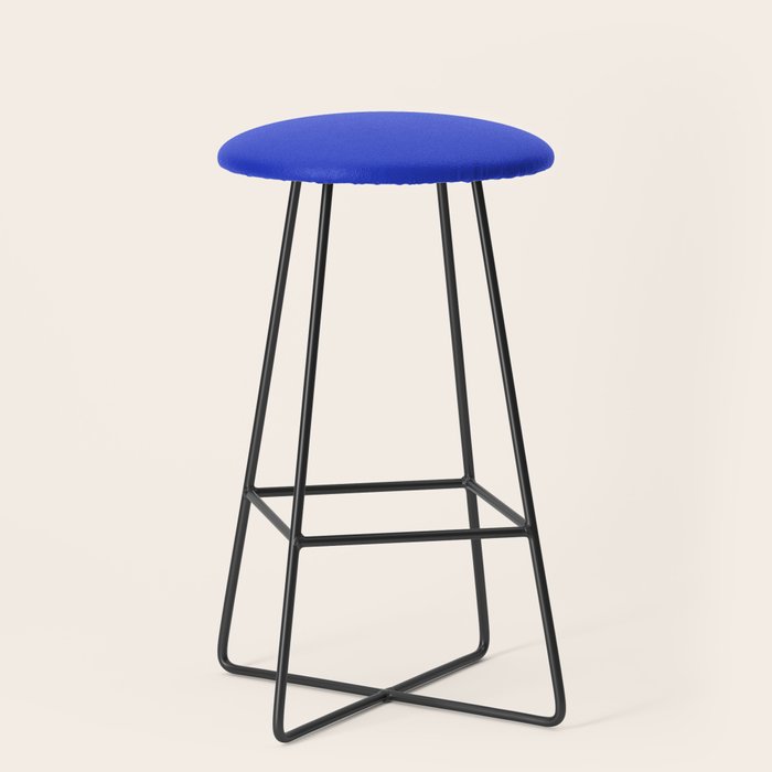 Solid Electric Cobalt Stool Gallery Image 1